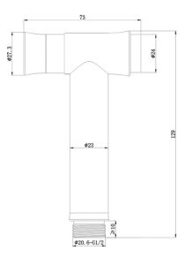 Гигиеническая лейка AltroBagno BS 060201 NeOp