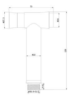 Гигиеническая лейка AltroBagno BS 060201 NeOp Гигиеническая лейка AltroBagno BS 060201 NeOp