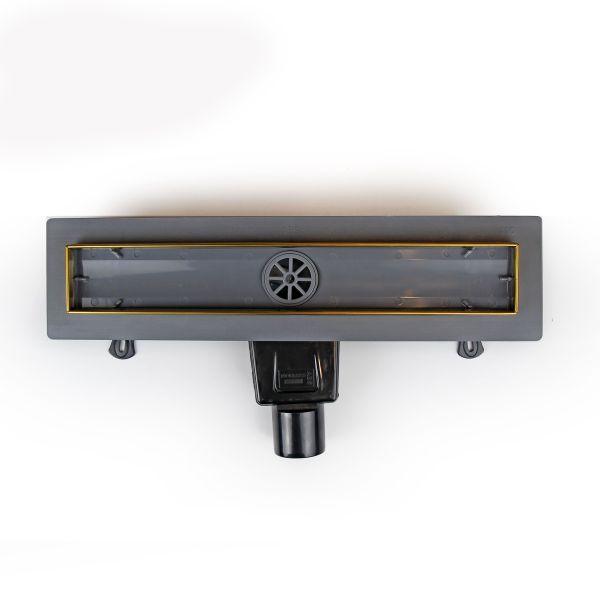 Душевой лоток RGW Drain Leo-30Gb 60213040-06 40 см золото брашированное Душевой лоток RGW Drain Leo-30Gb 60213040-06 40 см золото брашированное