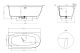 Ванна из искусственного камня Salini Sofia Corner L S-Stone 102525M 170x85см белый матовый