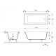 Ванна чугунная Delice Level DLR230602R-AS 170х75 с отверстиями под ручки и антискользящим покрытием