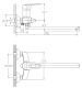 Смеситель для ванны Haiba HB2204 хром