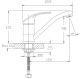 Смеситель для кухни Haiba HB4536-2 хром