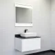 Тумба с раковиной Comforty Марсель 00-00013395 75 см Белая матовая