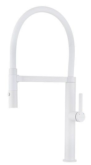 Смеситель для кухни Paulmark Leader Le214101-431 белый матовый