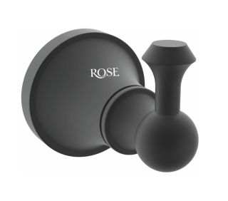 Крючок для ванной комнаты Rose RG1911H чёрный Крючок для ванной комнаты Rose RG1911H чёрный