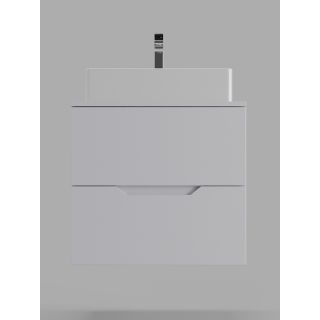 Тумба с раковиной Orange Лайн Li-60TuwMDF+B04-500W 60 см белый матовый