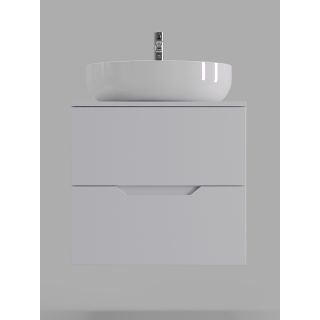 Тумба с раковиной Orange Лайн Li-60TuwMDF+B05-520W 60 см белый матовый