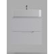 Тумба с раковиной Orange Лайн Li-60TuwMDF+B07-600W 60 см белый матовый