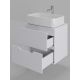 Тумба с раковиной Orange Лайн Li-60TuwMDF+B07-600W 60 см белый матовый