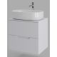 Тумба с раковиной Orange Лайн Li-60TuwMDF+B08-600W 60 см белый матовый