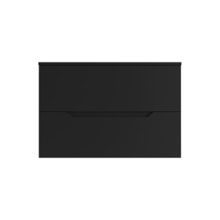 Тумба под раковину Orange Лайн Li-70TubMDF со столешницей 70 см чёрный матовый