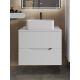 Тумба с раковиной Orange Лайн Li-70TuwMDF+B02-460W 70 см белый матовый