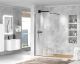 Душевая перегородка CEZARES LIBERTA-L-1-115-120-C-NERO кронштейн 120см