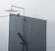 Душевая перегородка CEZARES LIBERTA-L-1-90-120-GR-Cr кронштейн 120см