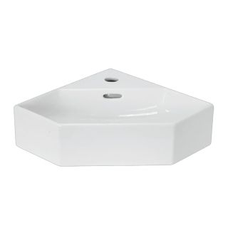 Раковина угловая Sanita Luxe Лайн WB.CR/Line/35-C/WHT.G/S1 49 см белый