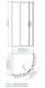 Душевой уголок Wasserkraft Lippe 45S00 80x80 см