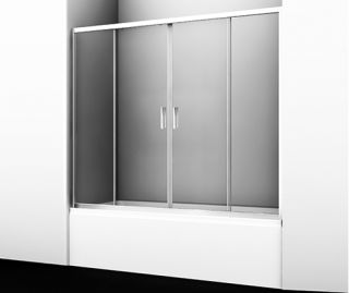 WasserKraft Lippe 45S02-170 Стеклянная шторка на ванну 170x150 см WasserKraft Lippe 45S02-170 Стеклянная шторка на ванну 170x150 см