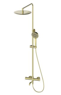 Душевая стойка Wonzon & Woghand WW-88739903-BG с термостатом брашированное золото Душевая стойка Wonzon & Woghand WW-88739903-BG с термостатом брашированное золото