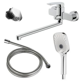 Смеситель для ванны Azario Conda AZ-K1711 хром