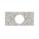 Столешница для полувстраиваемых раковин Kerama Marazzi Бричиола KM6012G0471RP100Ic2 100 см белый натуральный