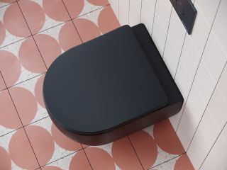 Подвесной унитаз Ceramica Nova Play CN3001MB безободковый чёрный матовый Подвесной унитаз Ceramica Nova Play CN3001MB безободковый чёрный матовый