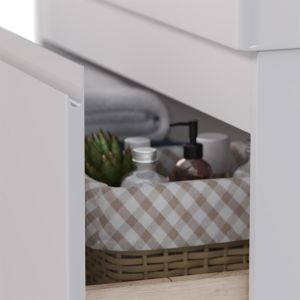 Тумба под раковину Lemark Veon Mini LM02VM60T 60 см белый глянец