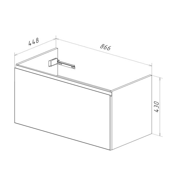 Тумба под раковину Lemark Veon Mini LM02VM90T 90 см белый глянец Тумба под раковину Lemark Veon Mini LM02VM90T 90 см белый глянец