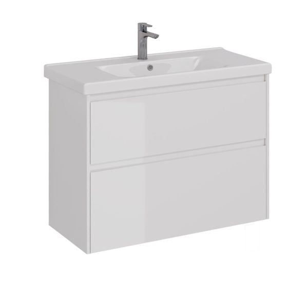 Тумба под раковину Lemark Combi LM03C100T 100 см белый глянец