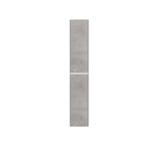 Шкаф-колонна Lemark Combi LM03C35P-Beton 35 см подвесной белый глянец