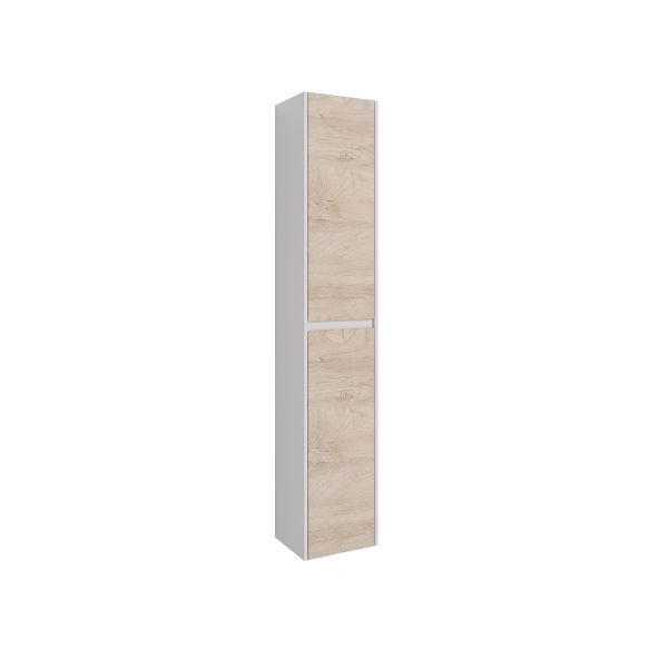 Шкаф-колонна Lemark Combi LM03C35P-dub 35 см подвесной белый глянец