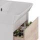Тумба под раковину Lemark Combi LM03C45T-dub 45 см белый глянец