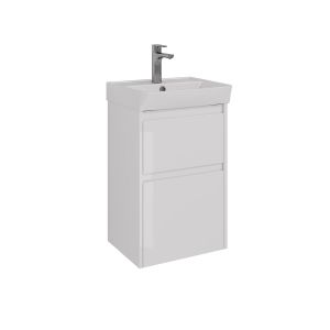 Тумба под раковину Lemark Combi LM03C45T 45 см белый глянец