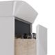 Тумба под раковину Lemark Combi LM03C50T-black 50 см белый глянец черный