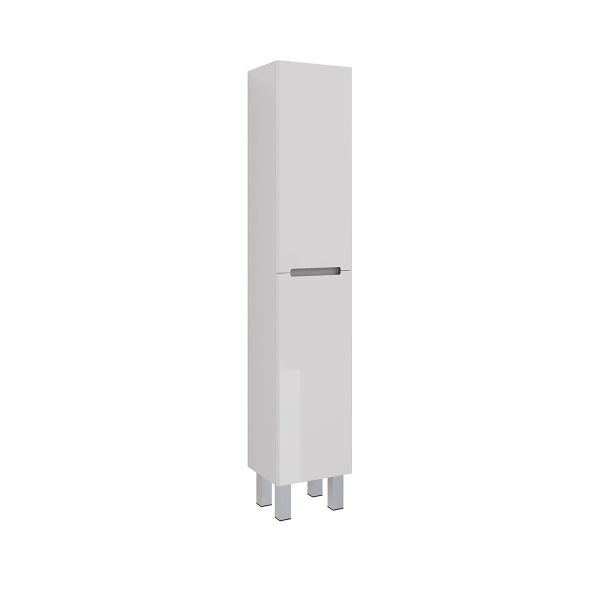 Шкаф-колонна Lemark Buno LM04B35P 35 см подвесной белый глянец