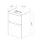 Тумба под раковину Lemark Buno LM04B50T 50 см белый глянец