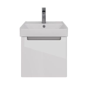 Тумба под раковину Lemark Buno mini LM05BM45T 45 см белый глянец