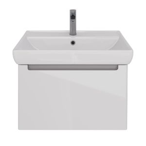 Тумба под раковину Lemark Buno mini LM05BM70T 70 см белый глянец