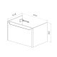 Тумба под раковину Lemark Buno mini LM05BM70T 70 см белый глянец Тумба под раковину Lemark Buno mini LM05BM70T 70 см белый глянец