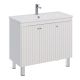 Тумба под раковину Lemark Romance LM07R100T 100 см белый глянец