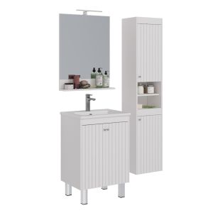 Зеркало Lemark ROMANCE LM07R60Z 60 см подвесное с полкой