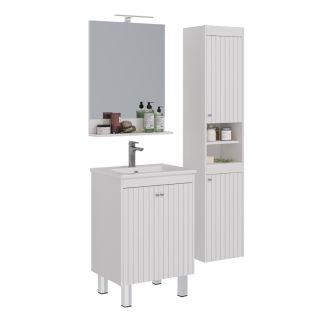 Зеркало Lemark ROMANCE LM07R60Z 60 см подвесное с полкой