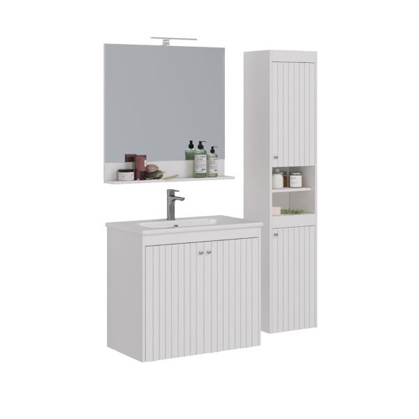 Тумба под раковину Lemark Romance LM07R80T 80 см белый глянец Тумба под раковину Lemark Romance LM07R80T 80 см белый глянец