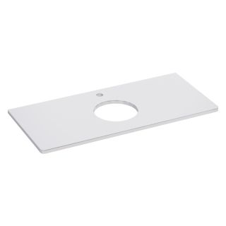 Столешница Lemark OLIVIA LM08OL100S 100 см из стекла цвет Белый