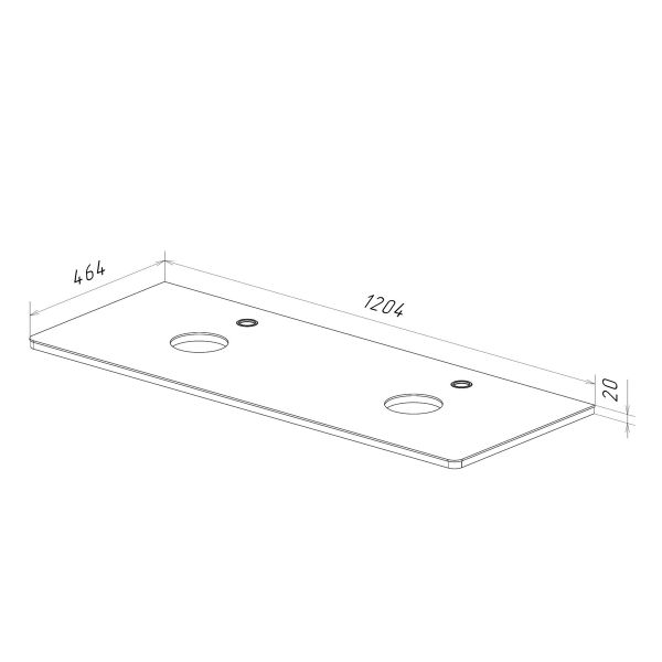 Комплект опор для мебели Lemark UNIVERSAL LM08OL125S 15 см 4 шт