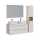 Тумба под раковину Lemark Olivia LM08OL125T 125 см белый глянец
