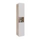 Шкаф-колонна Lemark Olivia LM08OL35P 35 см подвесной белый глянец