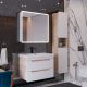 Шкаф-колонна Lemark Olivia LM08OL35P 35 см подвесной белый глянец