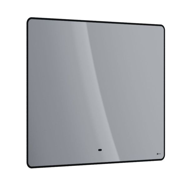 Зеркало Lemark Mioblack LM100ZM-black 100 см подвесное с подсветкой