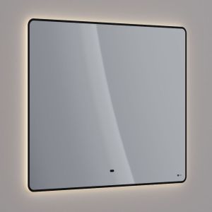 Зеркало Lemark Mioblack LM100ZM-black 100 см подвесное с подсветкой